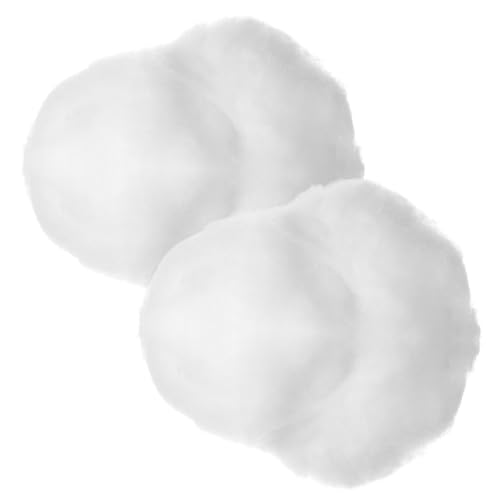 BCOATH 2bags Fluffy Cotton Fake Snow Decorations of Artificial Snow for Christmas Tree Village Displays Party Quality