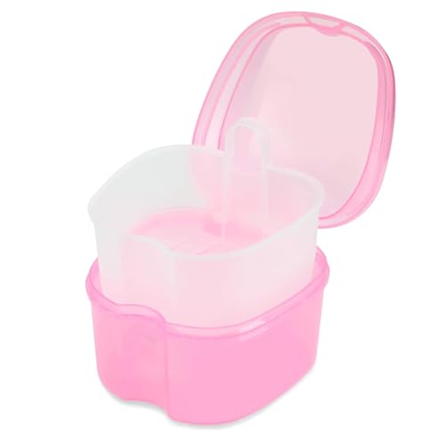 estojo para dentadura (rosa)