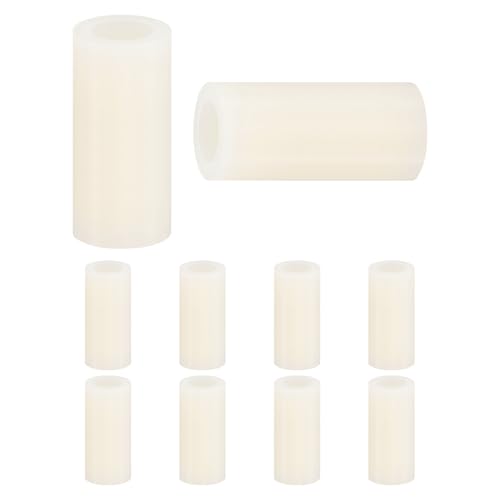 M METERXITY 100 Pack Rondelles Nylon 4.2mm ID 7mm OD Blanc Entretoise Non-Filetée M4