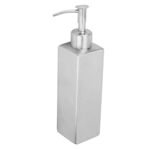 KONTONTY Dispensador De Baño Botella De Spray De Aceite Mini Botellas De Viaje Bomba De Jabón Botellas De Bomba De Espuma Vacías Jabón De Mano Líquido Botella De Agua Hundir Rociar Silver