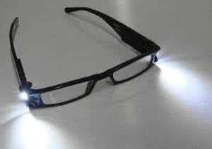 LightSpecs Nighttime Readers - Available in Several Strengths Black/+2.0