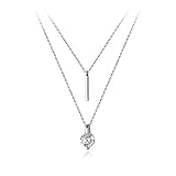 Exquisito Collar Redondo de Cristal de ópalo Azul, Colgante de Plata de Ley 925, joyería para Mujer, Cadena Corta de Fiesta