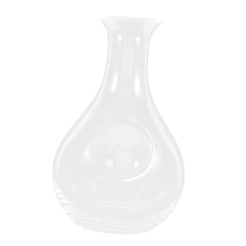 Unomor 1pc Ice Jug Wine Carafe White Wine Decanter with Ice Pocket Sake Wine Beer Wine Decanter Aerator Bottle Sake Cup Fruit Container Air Ice Bag Creative Wine Decanter Lead- Glass