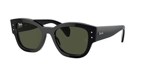 Ray-Ban RB7681S Sunglasses Bundle: RB 7681S JORGE 901/31 Jorge Black Green and Universal Anti-slip Silicone Leash