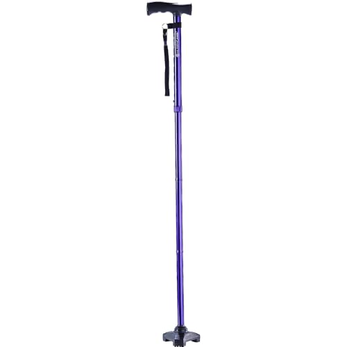HurryCane Freedom Edition Folding Walking Cane Pathfinder Purple