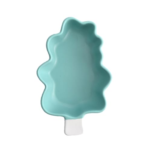 Comparison: Best Microwave Xmas Pudding 4 GRIRIW Christmas Tree Shaped Baking Bowl Blue Ceramic Dessert Dish for Fruit Salad Ice Cream Pudding Jelly High Temperature Microwave Oven Friendly