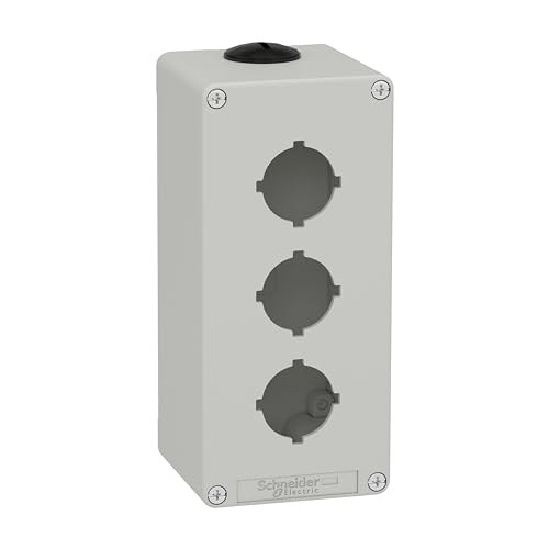 Boîtier vide XAP 3x30mm métal gris boîtier de surface commande électrique