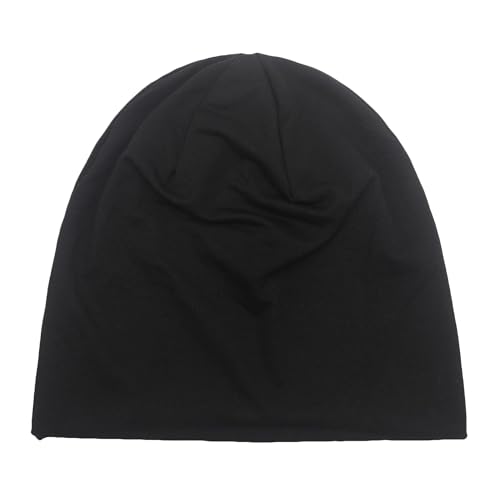 Image of ZLYC Cotton Thin Slouchy Beanie Hat for Men Women Fashion Soft Stretch Knit Skull Cap