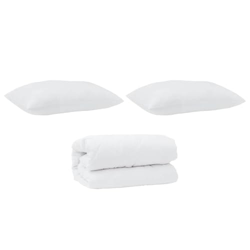 Couette avec oreillers pour des nuits d'hiver chaleureuses