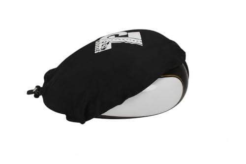 Image of Motorcycle Petrol Tank Cover - Premium Elastic Dustproof & Scratch-Resistant Protector for New Classic, Bullet, Meteor, Goan Classic, Old Classic, Bullet 350 All Models, Black (Pack of 1)