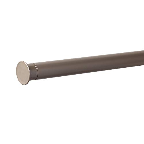 Knape & Vogt Culture D x 24.875 Pulgadas. de Ancho x 1.375 Pulgadas H Steel - Kit de Poste para clóset (níquel champán)