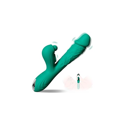 2025 New Powerful 10 Modes Tool for Women Today Adult Silent Realistic Thrusting Stimulation with Strong Suction Cup for Hands-Free Play Electric Waterproof Toys XYLE6-DBY9 (Green) (Green)