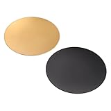 Plateau rond en métal – son design épuré est idéal pour créer une ambiance chaleureuse et romantique, porte-bougie simple