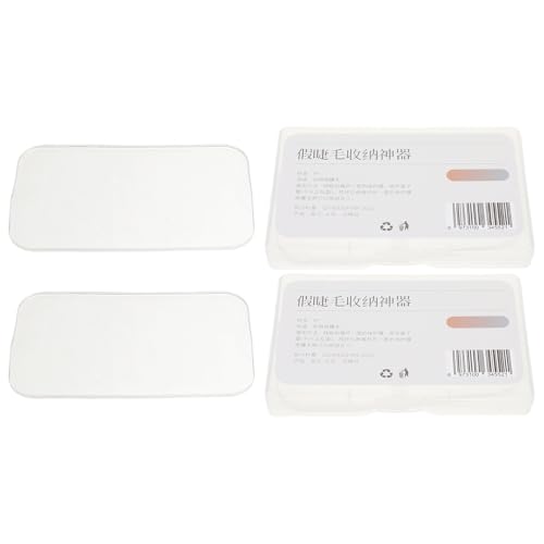 PAMINGONO 2pezzi Portaciglia Organizer per Ciglia Custodia per Ciglia Finte Contenitore per Scatole di Vuote per Conservazione e Trasporto