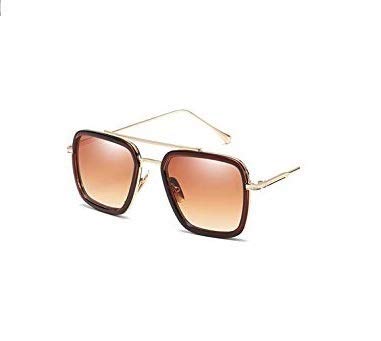 Buy Carlson Raulen Unisex Rectangular Tony Stark Avengers Infinity War  Sunglasses (AVIMV9000, 15, Brown) at Amazon.in
