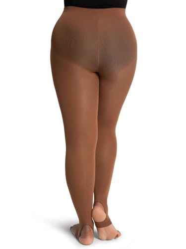 Image of Capezio womens Ultra Soft Self Knit Waistband Stirrup TightTight