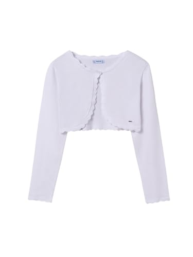 Mayoral Basic Knit Cardigan for Girls White