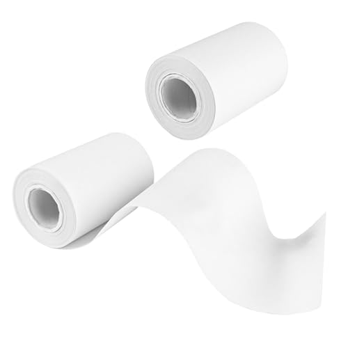 YAYODS 2 rotoli di carta da forno – 8,5 cm x 40 m di carta da forno bianca – piccolo rotolo di carta da forno – carta da forno – carta antiaderente per panini, patatine fritte, hamburger, torte