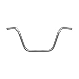 HardDrive 31-0041S Chrome 1'with 10' Rise Buckhorn Handlebar
