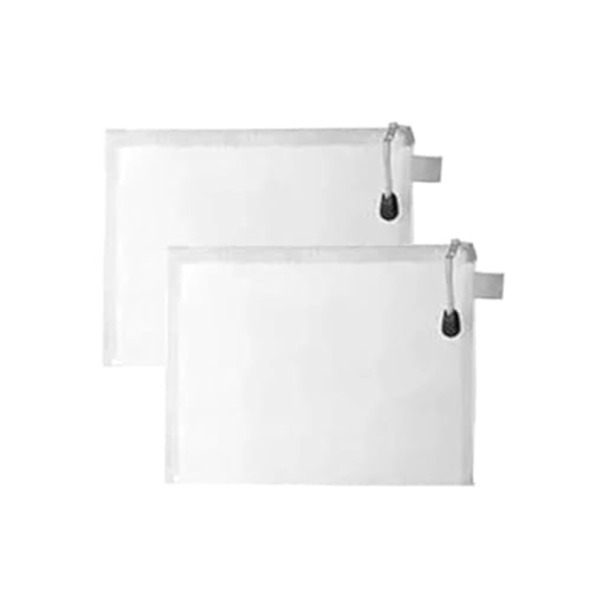 Heavy-Duty Transparent Pouch, Waterproof Mesh Zipper Bag