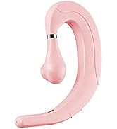 Fone de ouvido sem fio Bluetooth com gancho de orelha, fone de ouvido sem plugue com microfone, à prova d'água único auricular...