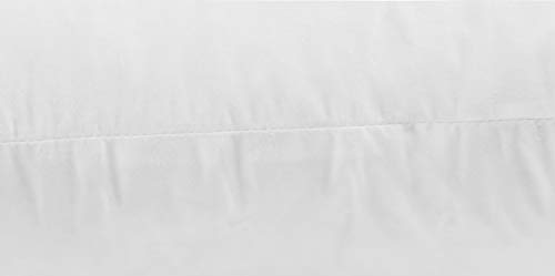 Image of SNUG&COZY Luxury Goose Down Feather Pillow Inserts - 12x20IN, Double Layered Down-Proof Design, Ultra-Soft Cover, High Fill Weight, Pack of 2, White