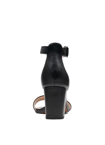 Clarks Deva Mae, Escarpins bride cheville Femme, Noir (Black Leather), 40 EU