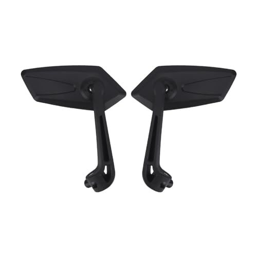 Retrovisor para motocicleta ajustable negro compatible con Cafe Racer universales 4