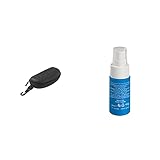 ARENA Unisex – Erwachsene Schwimmbrillen Etui, All-Black, one Size & Anti-Fog Spray für Schwimmbrillen (Kein Beschlagen, Augenverträglich, 150 Anwendungen), Transparent (100), One Size