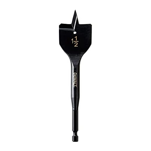 DEWALT Drill Bit, Spade, 1-1/2-Inch x 6-Inch (DW1586)