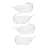 PAMINGONO 2paare Transparentes Silikon Ohrcuffs Frauen Und Mädchen Wiederverwendbare Schmerzarme Ear Hooks Für Cosplay Und Alltag Verbessert Die Gesichtskonturen Einfach Anzuwenden