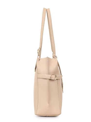 Image of Carrylux Women's Soft PU Tote Bag | Large Single Compartment Shoulder Handbag with Adjustable Strap | Office, College & Casual