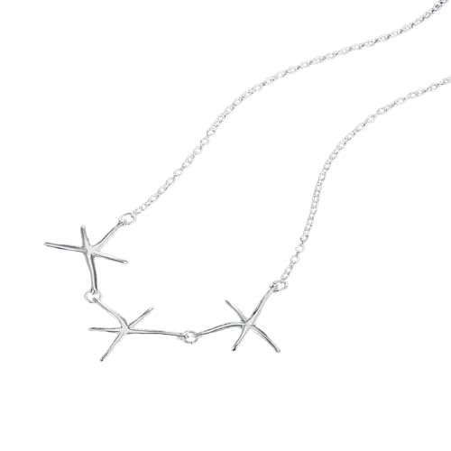 Collier étoile de mer commémoratif en argent, cadeau idéal de mariage