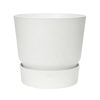 elho Greenville Rund 47cm Blumentopf - Weiss – Ansicht 2