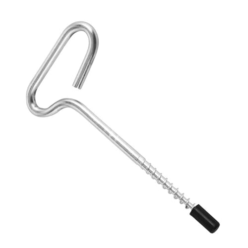 Anclas de Refugio de Hielo,Anclas para chabolas de, Estacas de Hielo de Metal pequeñas, Anclajes para Tienda de campaña, Clavija roscada para Tienda de campaña, Tornillo para Tienda de de