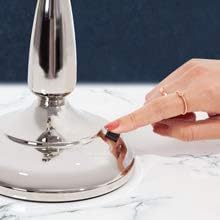 Miniatura 5 de Zadro Espejo de maquillaje de 11 pulgadas con luces y aumento regulable táctil LED iluminado espejo de maquillaje con aumento 5X1