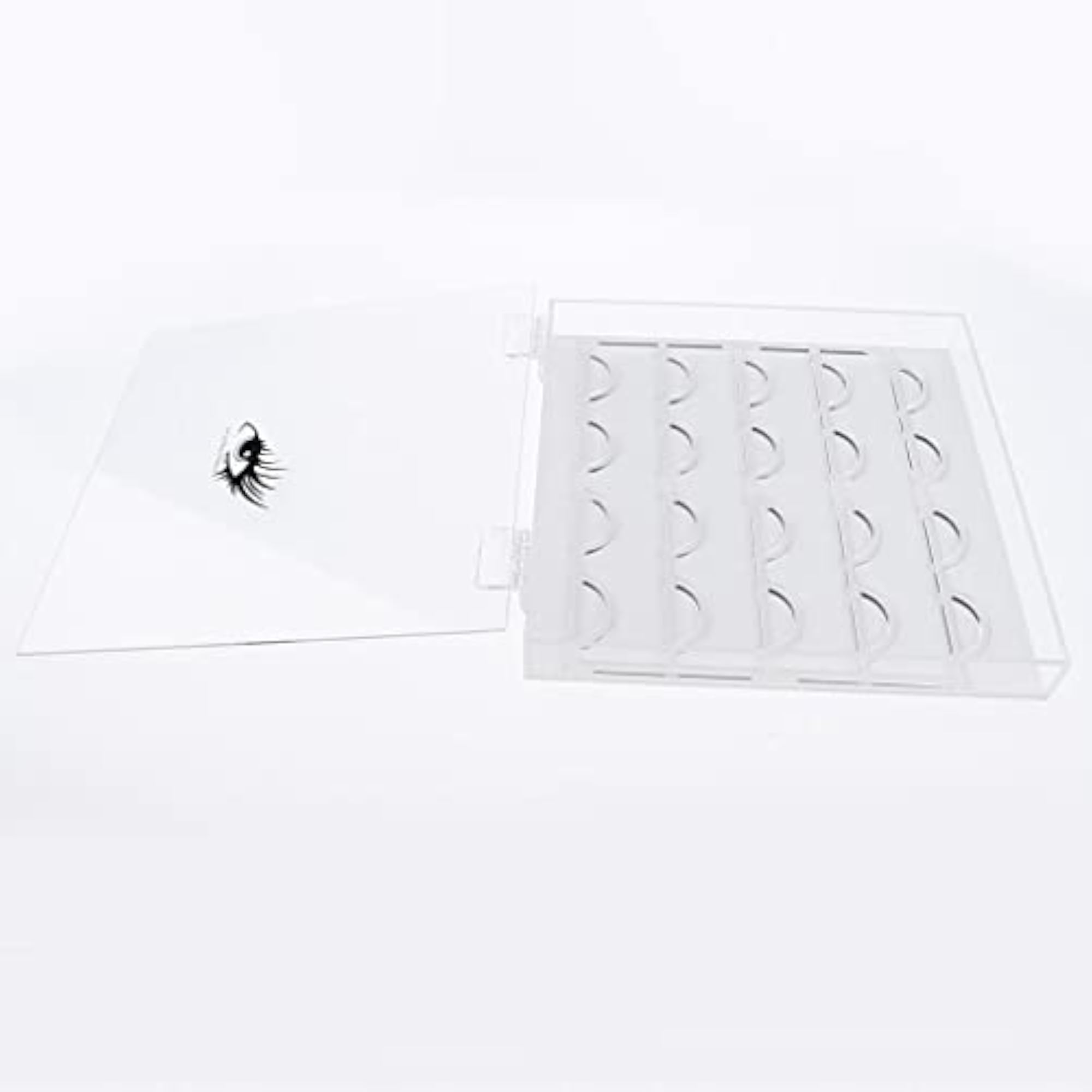 Clear Acrylic False Eyelash Storage Case Box