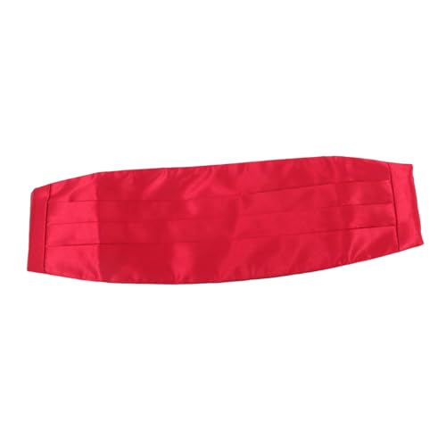 WRITWAA Ceinture de Smoking Satin Pré-nouée Ajustable pour Homme Ceinture de Cérémonie et Soirée