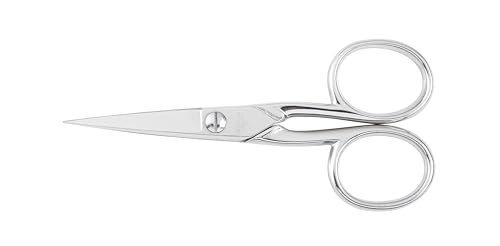 MAGAM-Stoffe Karl Weberschere starken Blättern 4 Zoll Handarbeit in Meisterqualität aus Solingen Germany (Gerade/Rund)