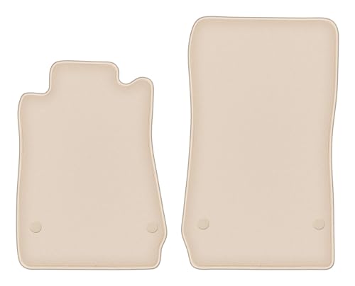 Tapis de voiture Mercedes SLK R171 beige tapis auto avant velours coupé