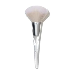 e.l.f. Precision Powder Brush, Large Shaped Makeup Brush For Pressed & Loose Powder, Bronzer, Highlighter & Blush, Vegan & Cruelty-Free
