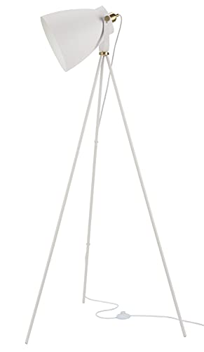 Nourison 57" Tripod Floor Lamp, Modern, Industrial, Transitional For Bedroom, Living Room, Office, White #TOP1
