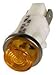 Vcc (Visual Communications Company) Lamp, Indicator, Neon, Amber, 250V - 1051QC3