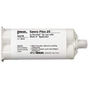 Devcon 14278 Epoxy Plus™ Rubber Toughened Adhesive Epoxy 50 ml Cartridge