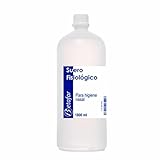 Suero Fisiologico 1 Litro Botella - Suero Fisiologico - Solución Salina de 9 Gramos de Sal por Litro - Solución Salina para Limpieza y Cuidado - Suero