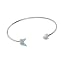 Butterfly + Crystal Flex Cuff Bracelet