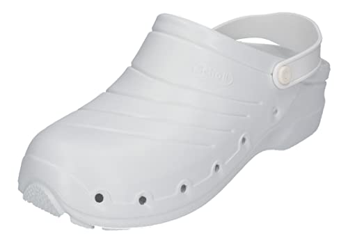Scholl Work Light, Sabots Sanitaire Mixte, Blanc, 41 EU
