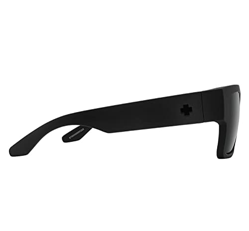 Spy Cyrus Sunglasses Matte Black with Happy Boost Black Mirror Polarized Lens + Case4