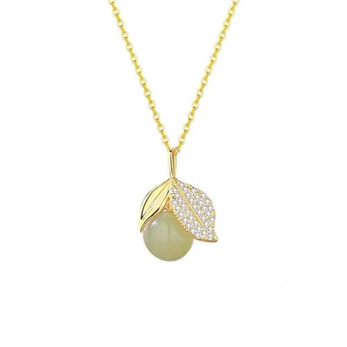 Collier perles de jade pour femme en argent hypoallergénique contre les rougeurs