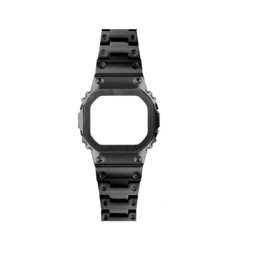 Accessoires modifiés DW-H5600 bracelet montre avec boîtier lunette métal noir or